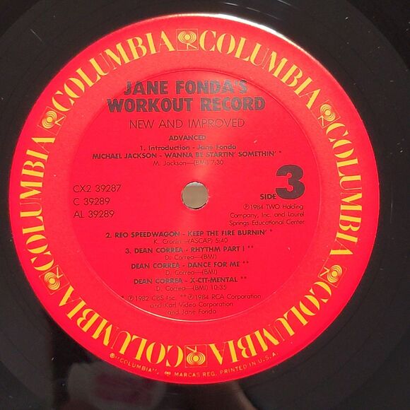 VINTAGE VINYL Jane Fonda's Workout Record 2 LP - New And Improved - Picture 9 of 11